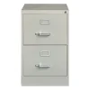 Clearance 2-Drawer Vertical File Cabinet, Legal Size, Lockable, 28.37"H x 18"W x 25"D, Light Gray (14414) File Cabinets