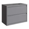 Online HL10000 Series 2-Drawer Lateral File Cabinet, Locking, Letter/Legal, Arctic Silver, 36" (23744) File Cabinets
