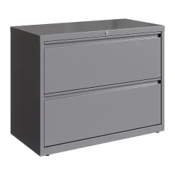 Online HL10000 Series 2-Drawer Lateral File Cabinet, Locking, Letter/Legal, Arctic Silver, 36" (23744) File Cabinets