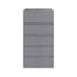 HL10000 Series 5-Drawer Lateral File Cabinet, Locking, Letter/Legal, Arctic Silver, 36" (23747) File Cabinets