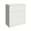 Online HL10000 Series 3-Drawer Lateral File Cabinet, Locking, Letter/Legal, White, 36" (23701) File Cabinets
