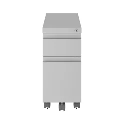 Best HL10000 Series 2-Drawer Mobile Vertical File Cabinet, Letter/Legal Size, Lockable, Arctic Silver (24044) File Cabinets