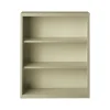 Online HL8000 Series 42"H 3-Shelf Bookcase with Adjustable Shelves, Putty Steel (21989) Bookcases