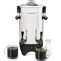 Coffee Makers<HomeCraft 45-Cup Coffee Urn, Stainless Steel (CUDS45SS)