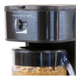 Coffee Makers<HomeCraft 12-Cups Automatic Drip Coffee Maker, Black (HCIT3BS)