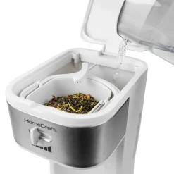 Coffee Makers<HomeCraft 12-Cups Automatic Drip Coffee Maker, White (HCIT3WS6A)