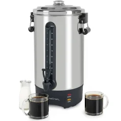 Coffee Makers<HomeCraft HCCU100SS 100-Cups Coffee Urn, Silver/Black