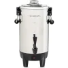 Coffee Makers<HomeCraft HCCU30SS 30-Cups Coffee Urn, Silver/Black