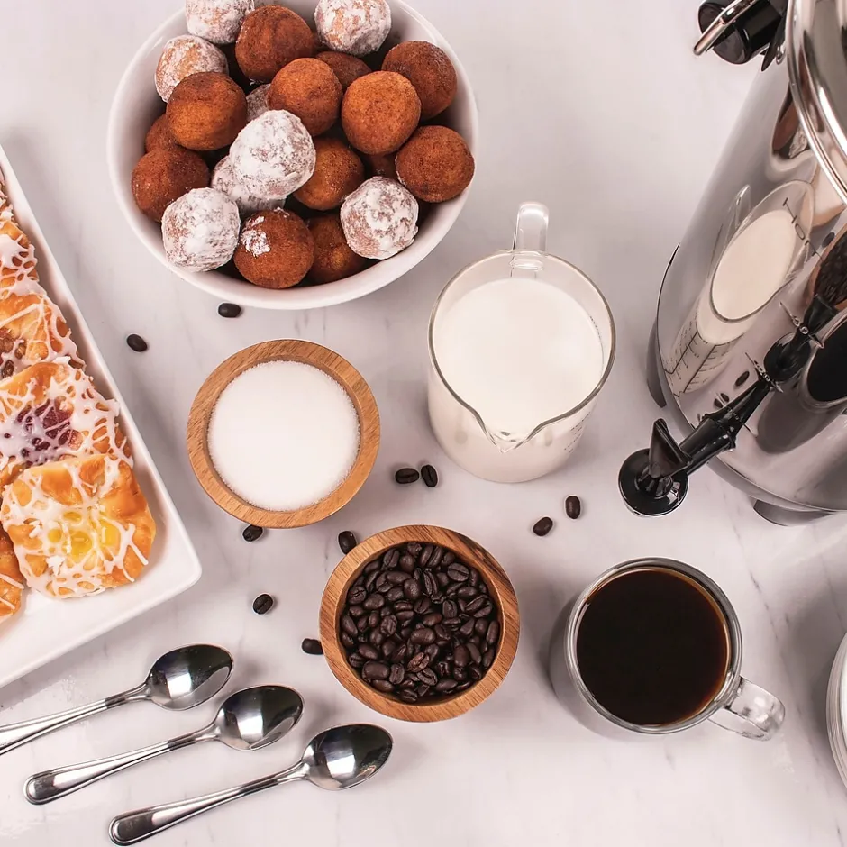 Coffee Makers<HomeCraft HCCU30SS 30-Cups Coffee Urn, Silver/Black