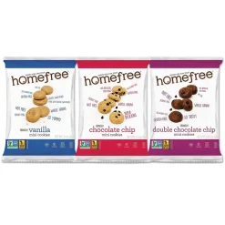Cookies<HomeFree Gluten Free Cookies Variety Pack, 1.1 oz., 30/Carton (HMF01305)