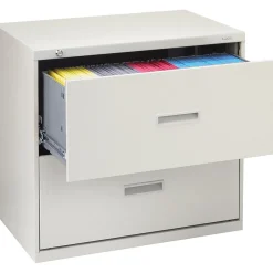 Best 2 Drawers Lateral File Cabinet, Letter/Legal, Putty, 30