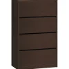 Hot 10500 Series 4 Drawer Lateral File Cabinet, Mocha Finish, 36"W (10516MOMO) File Cabinets