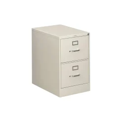 Discount 310 Series 2 Drawer Vertical File Cabinet, Legal, Light Gray, 26 1/2