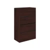 Best 10500 Series 4-Drawer Lateral File Cabinet, Locking, Letter/Legal, Mahogany, 36"W (H10516.NN) File Cabinets