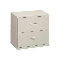 Hot 400 Series 2-Drawer Lateral File Cabinet, Letter/Legal, Light Gray, 30"W (BSX432LQ) File Cabinets