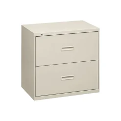 Hot 400 Series 2-Drawer Lateral File Cabinet, Letter/Legal, Light Gray, 30"W (BSX432LQ) File Cabinets