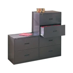 Outlet 400 Series 2-Drawer Lateral File Cabinet, Letter/Legal Size, Lockable, 28.375
