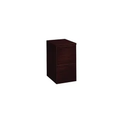 Online 10500 Series 2-Drawer Mobile Vertical File Cabinet, Letter/Legal Size, Lockable, Mahogany (105104NN) File Cabinets