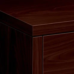 Online 10500 Series 2-Drawer Mobile Vertical File Cabinet, Letter/Legal Size, Lockable, Mahogany (105104NN) File Cabinets