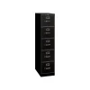 310 Series 5-Drawer Vertical File Cabinet, Legal Size, Lockable, 60"H x 18.25"W x 26.5"D, Black (315CPP) File Cabinets