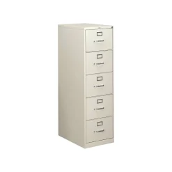 Outlet 310 Series 5-Drawer Vertical File Cabinet, Legal Size, Lockable, 60