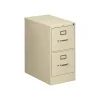 Discount 510 Series 2-Drawer Vertical File Cabinet, Locking, Letter, Putty/Beige, 25"D (512PL) File Cabinets