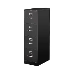Hot 510 Series 4-File Drawers Vertical File Cabinet, Legal Size, Lockable, 51.97"H x 18.27"W x 25"D, Black (514CPP) File Cabinets