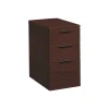 Clearance 10500 Series Mobile Vertical File Cabinet, Letter/Legal Size, Lockable, 28"H x 15.75"W x 22.75"D, Mahogany (105102NN) File Cabinets