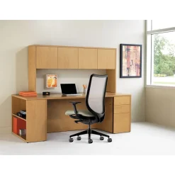 ® 10500 Series Right Pedestal Desk, Harvest, 29 1/2"H x 72"W x 36"D Computer Desks