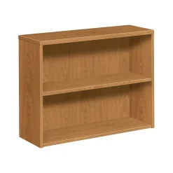 Hot 10500 Series 2-Shelf Bookcase, 29 5/8"H x 36"W x 13 1/8"D, Harvest (H105532CC) Bookcases
