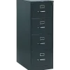 310 Series Vertical File Cabinet, Legal, 4-Drawer, Charcoal, 26 1/2"D (314CPS) File Cabinets
