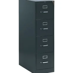 Discount 310 Series Vertical File Cabinet, 26 1/2" 4-Drawer, Letter Size, Charcoal File Cabinets