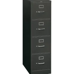 Discount 310 Series Vertical File Cabinet, Letter, 4-Drawer, Charcoal, 26 1/2"D (H314PS) File Cabinets