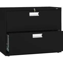 Online Brigade 600 Series 2-Drawer Lateral File Cabinet, Letter/Legal Size, Lockable, 28.38"H x 36"W x 19.25"D, (682LP) File Cabinets