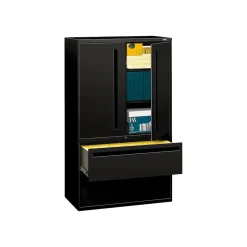 Sale Brigade 700 Series 2-Drawer Lateral File Cabinet, Locking, Letter/Legal, Black, 42"W (H795LSP) File Cabinets