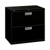 Hot Brigade 600 Series 2-Drawer Lateral File Cabinet, Locking, Letter/Legal, Black, 30"W (H672.L.P) File Cabinets