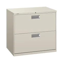 Clearance Brigade 600 Series 2-Drawer Lateral File Cabinet, Locking, Letter/Legal, Gray, 30"W (H672.L.Q) File Cabinets