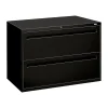 Hot Brigade 700 Series 2-Drawer Lateral File Cabinet, Locking, Black, Letter/Legal, 42"W (H792.L.P) File Cabinets