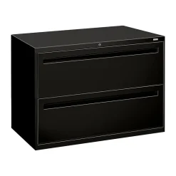 Hot Brigade 700 Series 2-Drawer Lateral File Cabinet, Locking, Black, Letter/Legal, 42"W (H792.L.P) File Cabinets