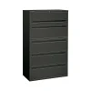 New Brigade 700 Series 5-Drawer Lateral File Cabinet, Locking, Letter/Legal, Charcoal, 42"W (795LS) File Cabinets