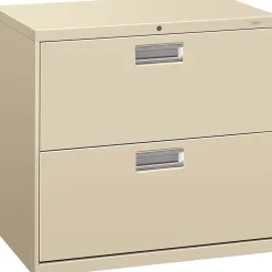 Best ® Brigade® 600 Series Lateral, 2-Drawer, Putty, 19.25"D File Cabinets