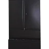Online Brigade 800 Series Lateral File Cabinet with Storage, Letter/Legal, 2-Drawer, Black, 19 1/4"D File Cabinets