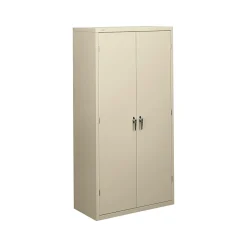 Hot Brigade 72" Steel Storage Cabinet with 5 Shelves, Putty (SC1872L) Storage Cabinets