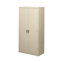 Hot Brigade 72" Steel Storage Cabinet with 5 Shelves, Putty (SC1872L) Storage Cabinets