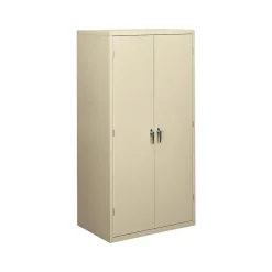 Clearance Brigade 72" Steel Storage Cabinet with 5 Shelves, Putty (SC2472L) Storage Cabinets