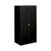 New Brigade 72" Steel Storage Cabinet with 5 Shelves, Black (SC2472P) Storage Cabinets