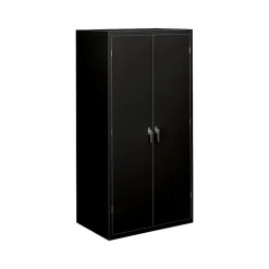 New Brigade 72" Steel Storage Cabinet with 5 Shelves, Black (SC2472P) Storage Cabinets