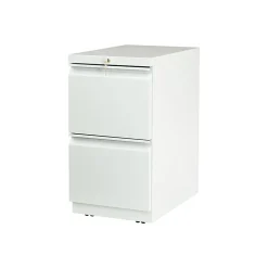 Online Brigade 2-Drawer Mobile Lateral File Cabinet, Letter Size, Lockable, 28"H x 15"W x 23"D, Gray (H33823RLQ) File Cabinets