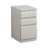 New Brigade 3-Drawer Mobile Vertical File Cabinet, Letter Size, Lockable, 28"H x 15"W x 19.88"D, Light Gray (H33720RQ) File Cabinets