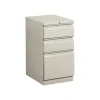 Discount Brigade 3-Drawer Mobile Vertical File Cabinet, Letter Size, Lockable, 28"H x 15"W x 22.88"D, Light Gray (33723RQ) File Cabinets